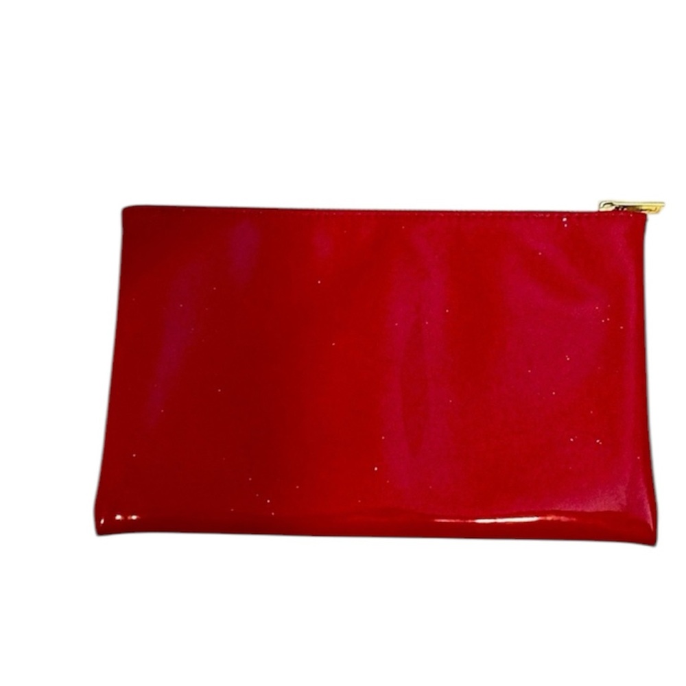 💚 YSL Glossy Red Cosmetics Bag - Picture 3 of 11